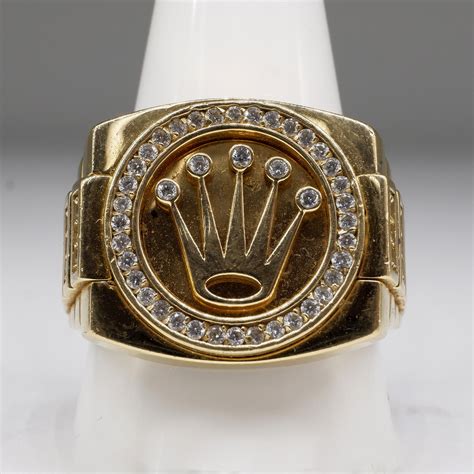 gold rolex ring